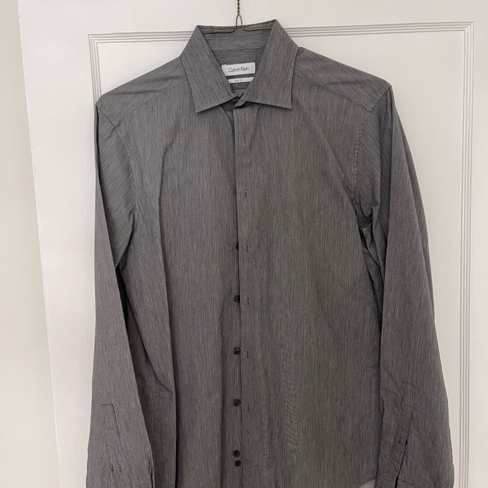 Gray Calvin Klein Slim Fit